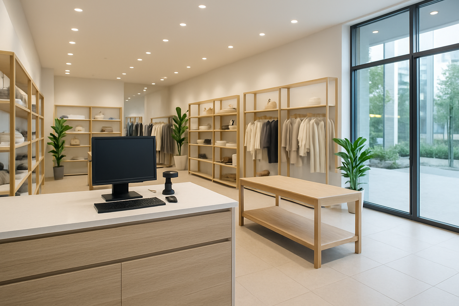 Reinigung von Geschäfts- & Verkaufsflächen