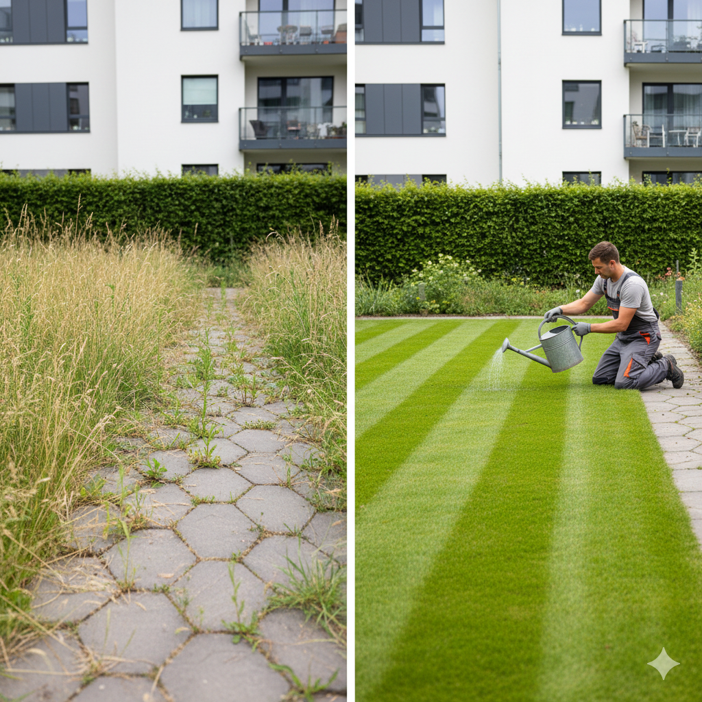 Saubere Empfangsbereiche